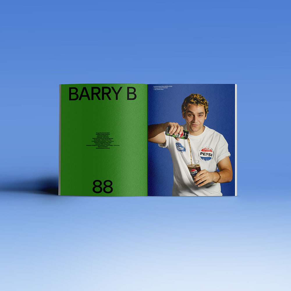 Revista Neo2 número 200: doble página de Barry B