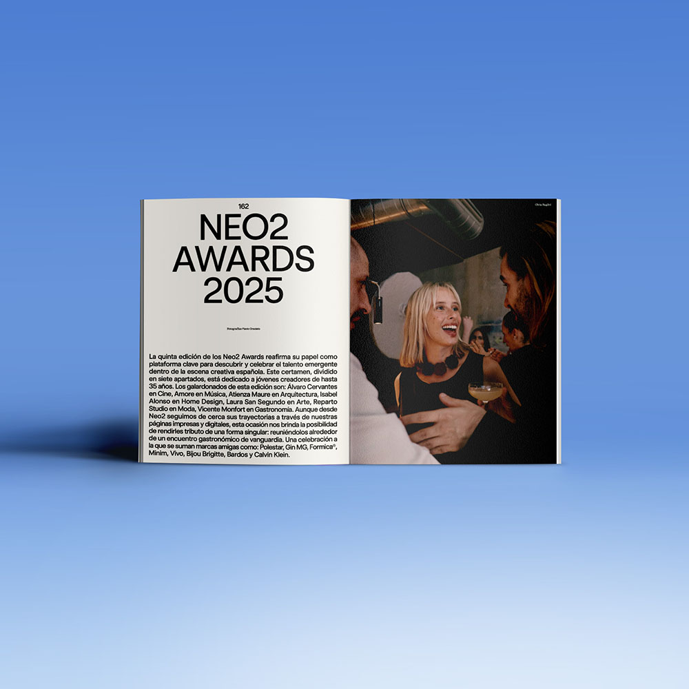 Revista Neo2 número 200: doble página de Neo2 Awards 2025