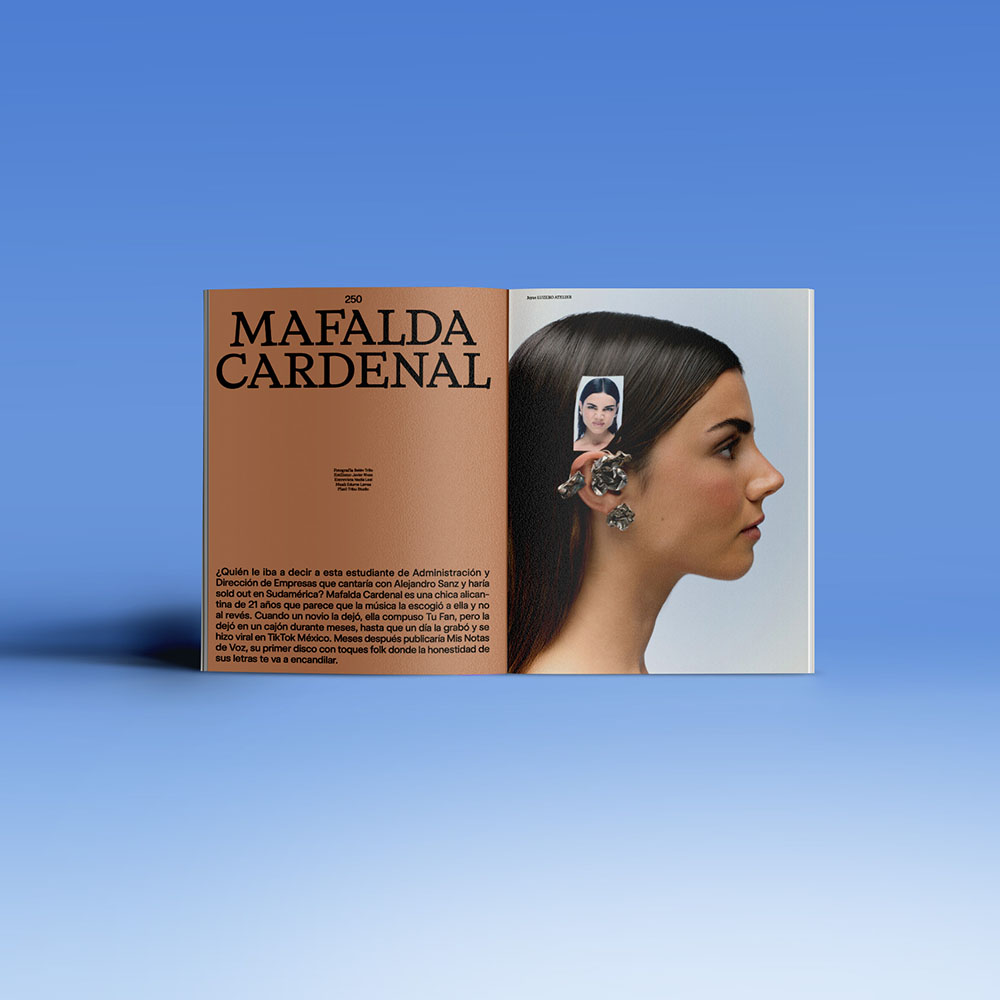 Revista Neo2 número 200: doble página de Mafalda Cardenal