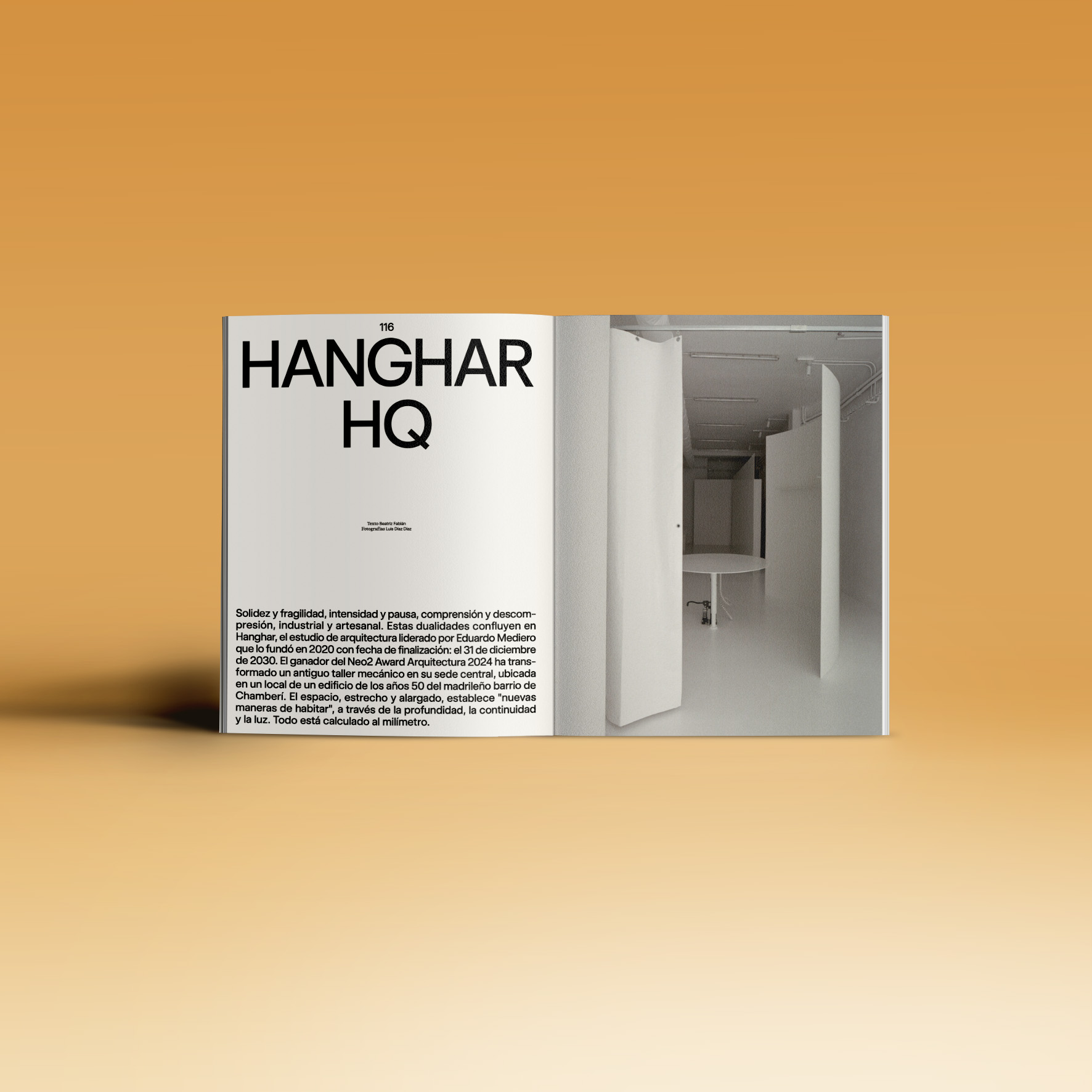 Revista Neo2 número 201: doble página Hanghar HQ