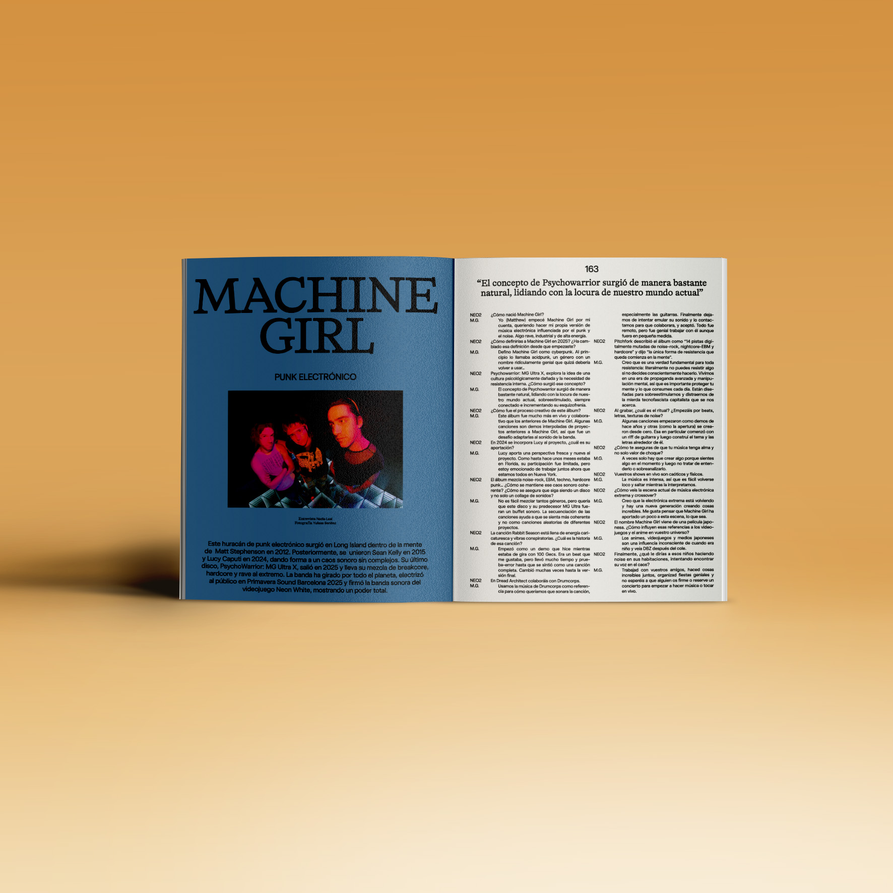 Revista Neo2 número 201: Doble página machine Girl