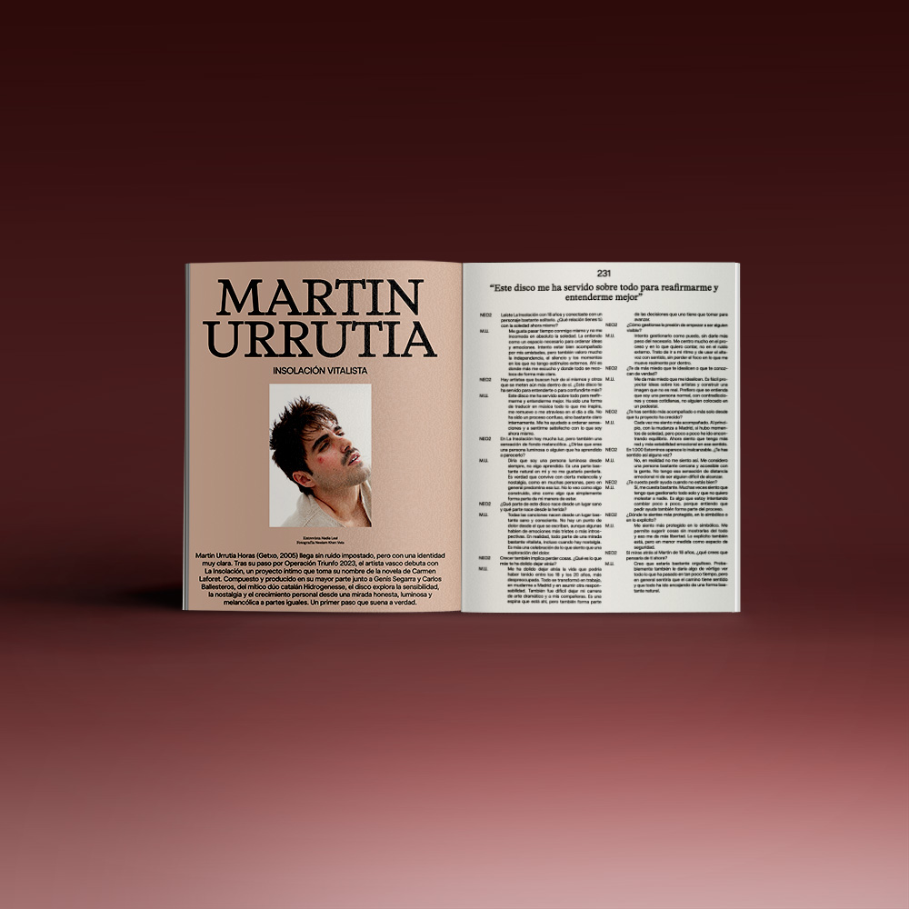 Revista Neo2 número 202 papel: Martin Urrutia