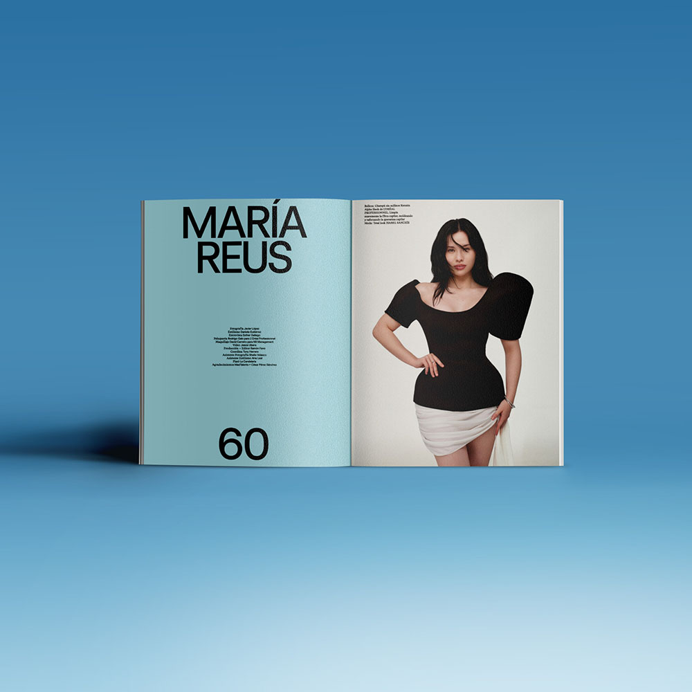 Revista Neo2 número 204 papel: doble página con María Reus