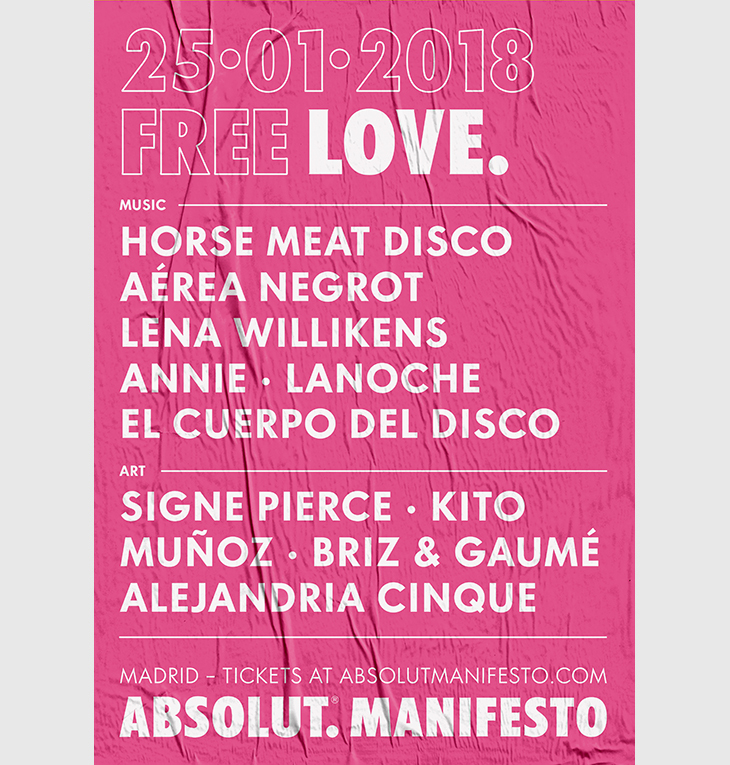 Kito Muñoz @ Absolut Manifesto Free Love