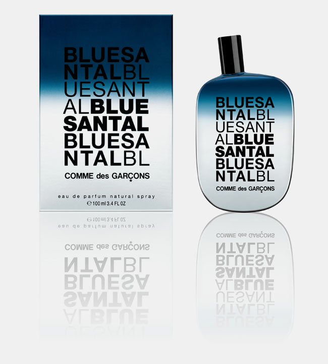 1 comme des garcons Blue santal_bottle & packaging BLUE INVASION COMME DES GARÇONS