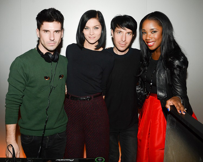 Greg Krelenstein, Leigh Lezark, Geordon Nicol, (Misshapes), DJ Kiss 75 AÑOS POLAROID