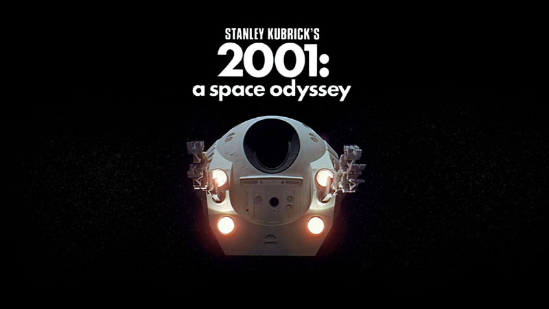 Foto promocional de la película 2001: Una odisea del espacio.