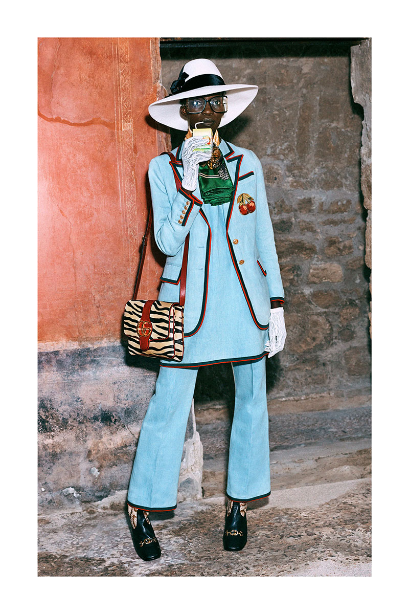Gucci PreFall 2019: Pompeya, The Face & Galgos.