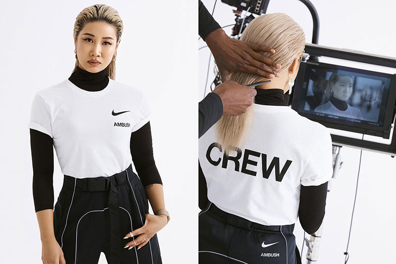 Avanzar Surrey Terapia Nike x Ambush, una colección de moda femenina diseñada por Yoon Ahn
