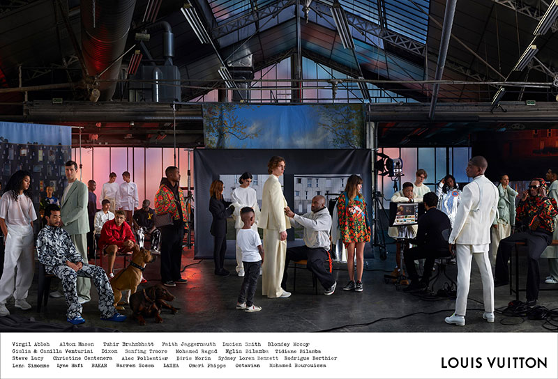 virgil abloh para louis vuitton campaña publicidad hombre ss19
