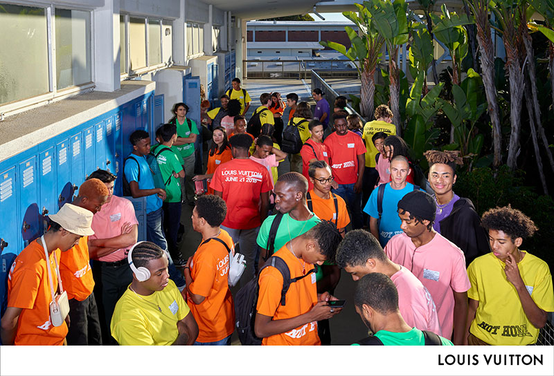 virgil abloh para louis vuitton campaña publicidad hombre ss19