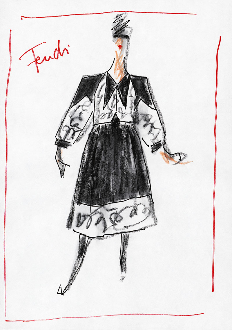 La última colección de Karl Lagerfeld para Fendi