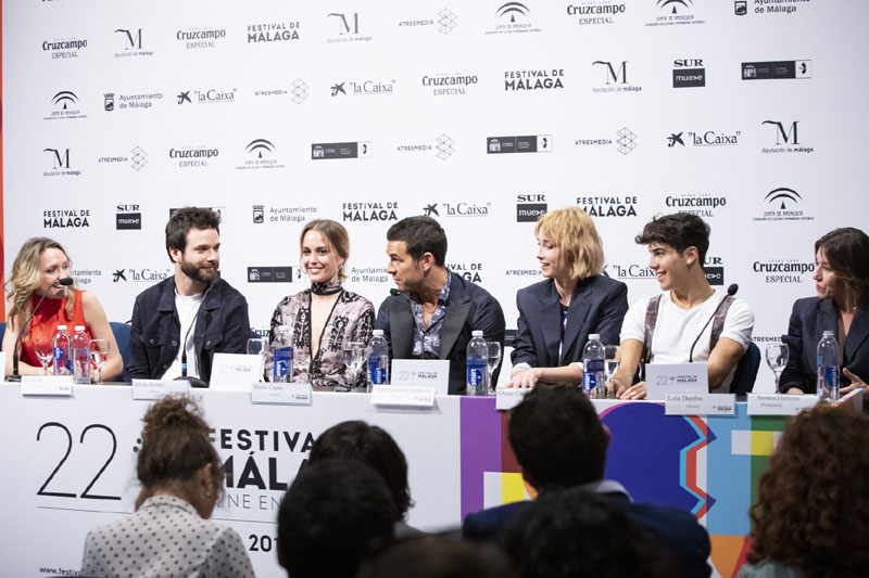Instinto: rueda de prensa de presentación de la serie en el Festival de Cine de Málaga.