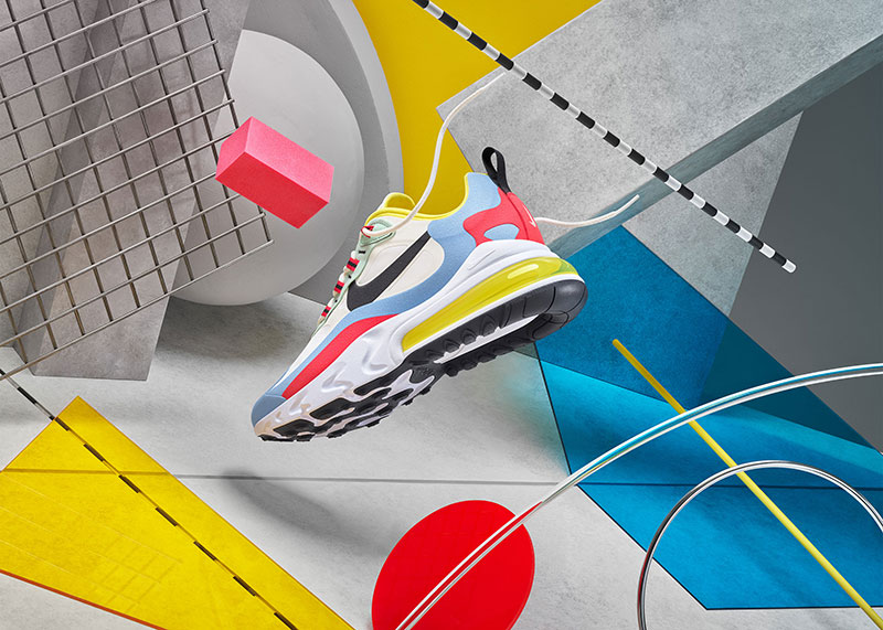 Nike Air Max 270 React, las zapatillas Bauhaus