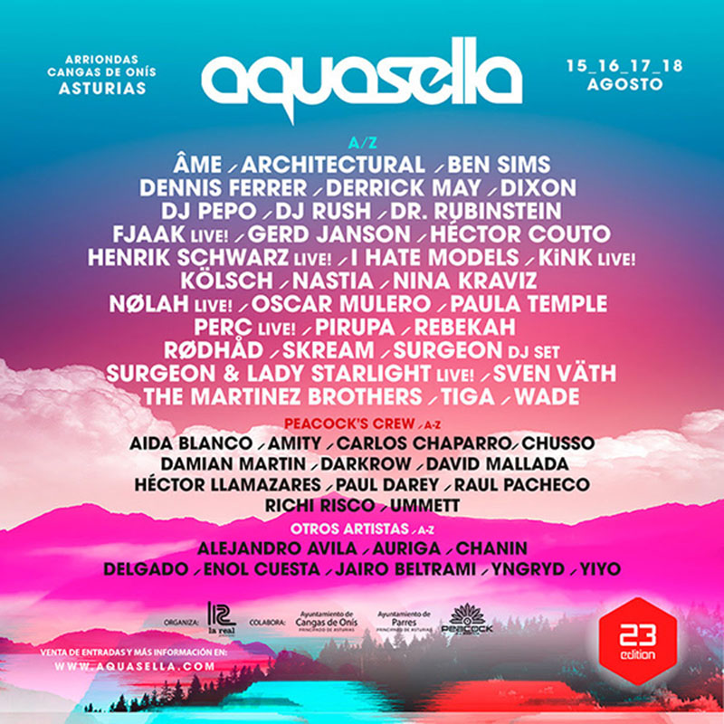 Aquasella Festival 2019: electrónica en el norte