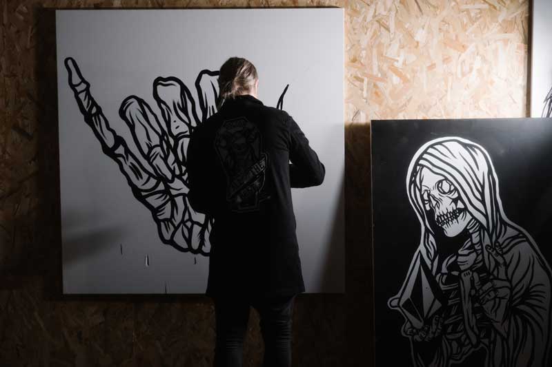 La colaboración de Volcom con el artista británico Schoph