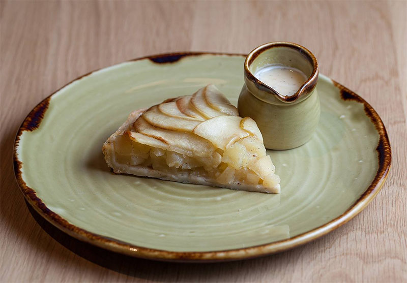 Restaurante Roostiq: la tarta de manzana