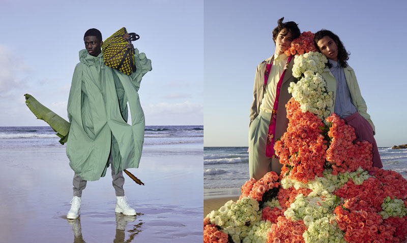África en la publicidad de Louis Vuitton SS20 Hombre