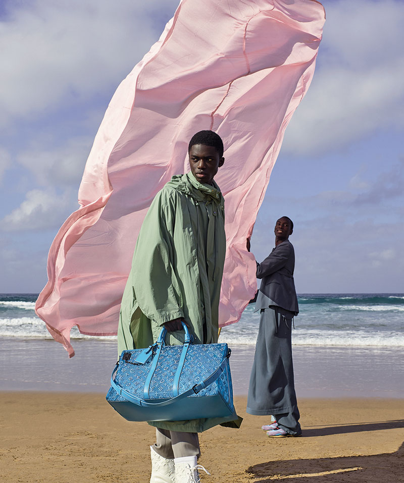 África en la publicidad de Louis Vuitton SS20 Hombre