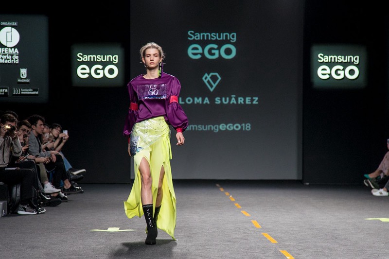 showroom ego 2020 Desfile de Paloma Suárez de Samsung EGO