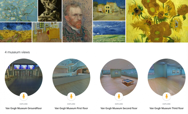 Museos Virtuales- Vista Museo Van Gogh Amsterdam