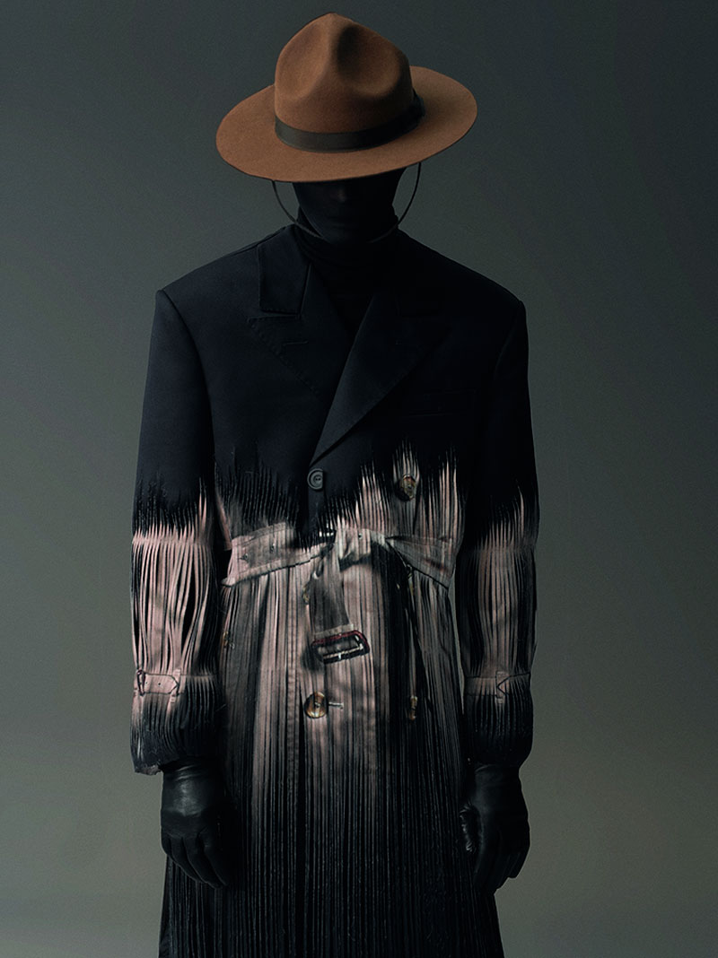 ichiro suzuki burberry optic fashion designer 3d photoshop