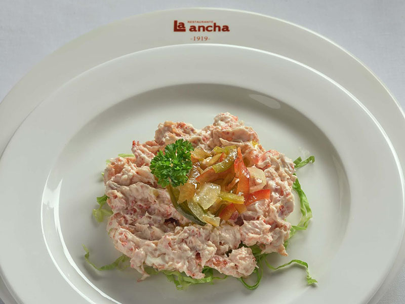 Restaurantes abiertos Madrid Fase 2: ensalada de La Ancha