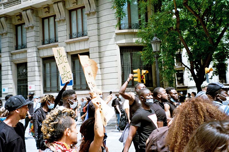 Maguette Dieng Kaire Ba black lives matters barcelona racismo