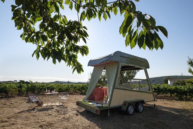 Pinea mobile room: eco-suite sobre ruedas de ERA architects