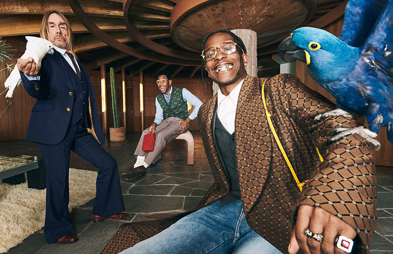 Iggy Pop, ASAP Rocky y Tyler, The Creator: Gucci Tailoring