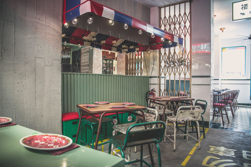 Restaurante Hong Kong 70: ambiente desenfadado y urbano