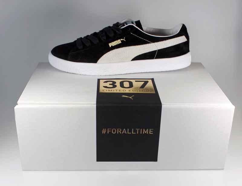 puma suede black power sneakers tommie smith