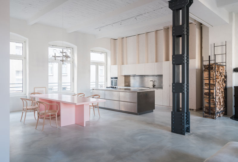 Un loft familiar en Berlín por Batek Architekten