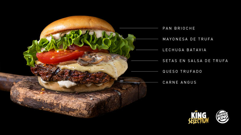 Hamburguesas Burger King Selection con carne Angus