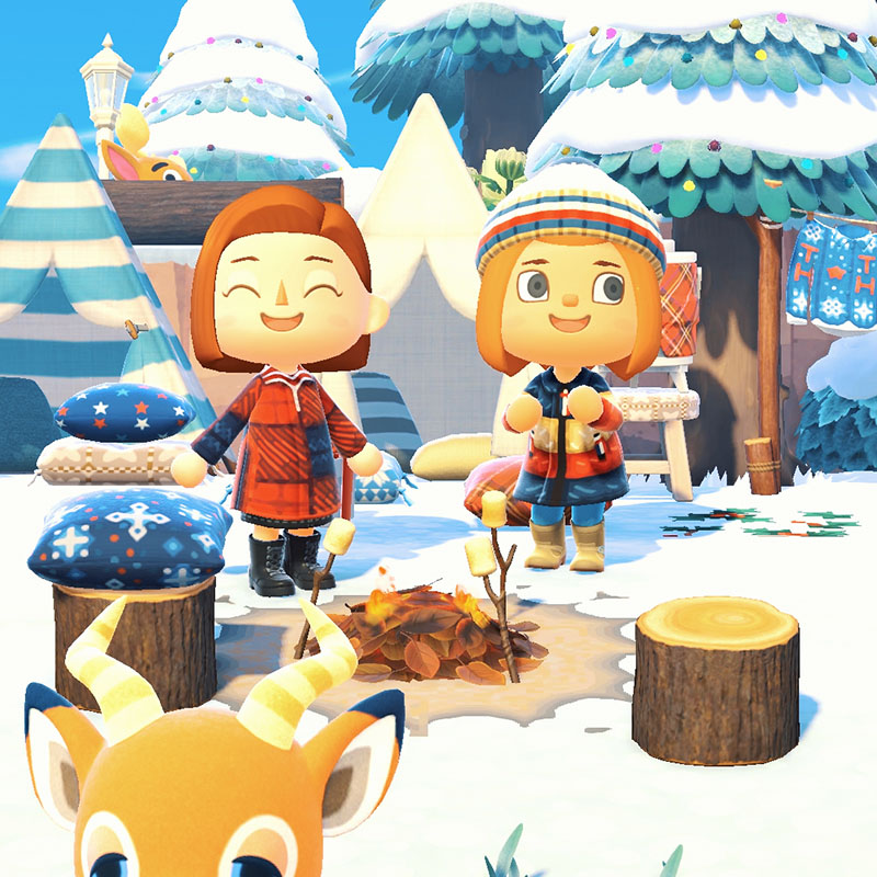 Tommy Hilfiguer AW20 en Animal Crossing: New Horizons árbol Tommy Forest