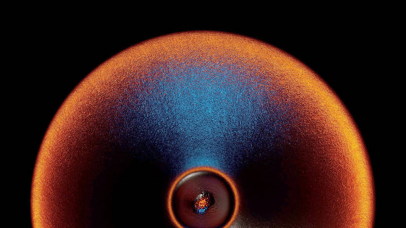 CTM 2921 esferas concéntricas anaranjadas y azules