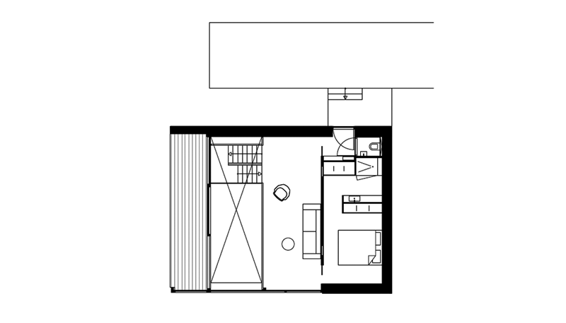 Casa flotante i29 Architects: planos de la vivienda