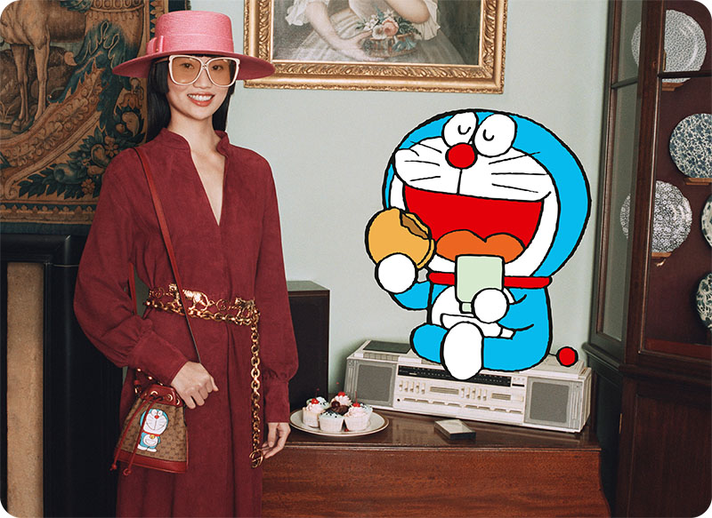 Doraemon x Gucci, la colección más kawaii
