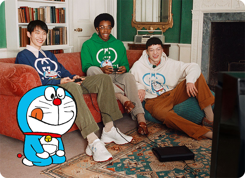 Doraemon x Gucci, la colección más kawaii
