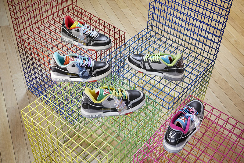 Louis Vuitton LV Trainer Upcycling x Virgil Abloh SS21