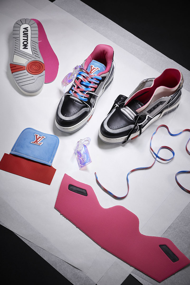 Louis Vuitton LV Trainer Upcycling x Virgil Abloh SS21
