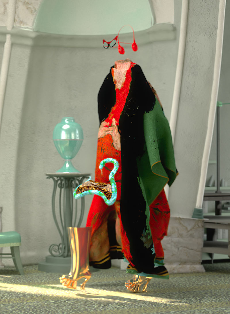 Alphonse Maitrepierre Couture SS21 desfile 3d digital