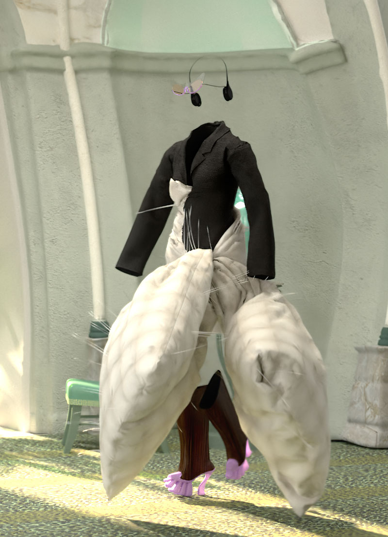 Alphonse Maitrepierre Couture SS21 desfile 3d digital