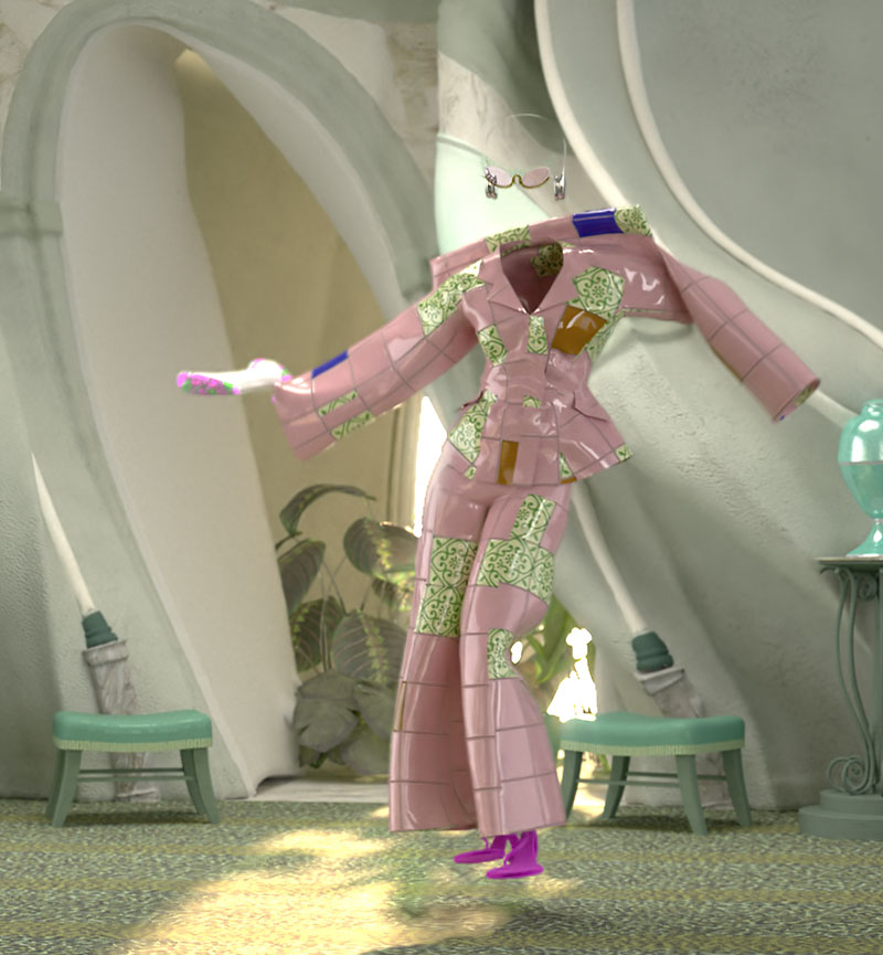 Alphonse Maitrepierre Couture SS21 desfile 3d digital