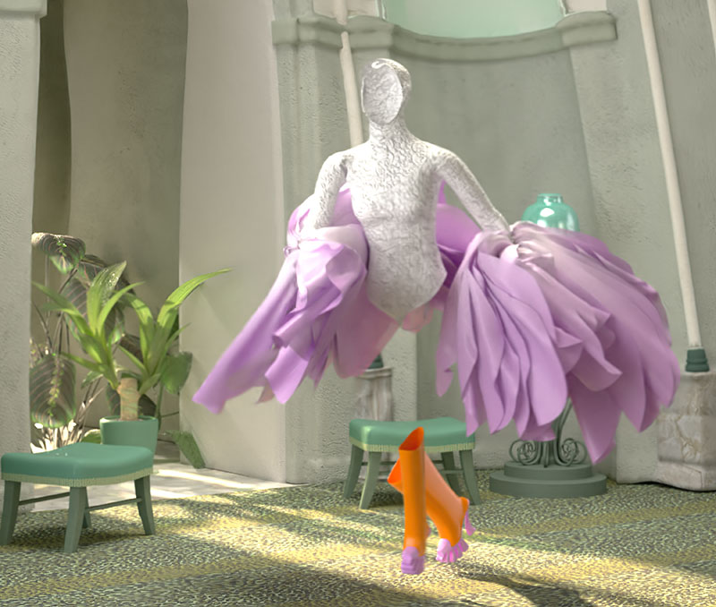 Alphonse Maitrepierre Couture SS21 desfile 3d digital