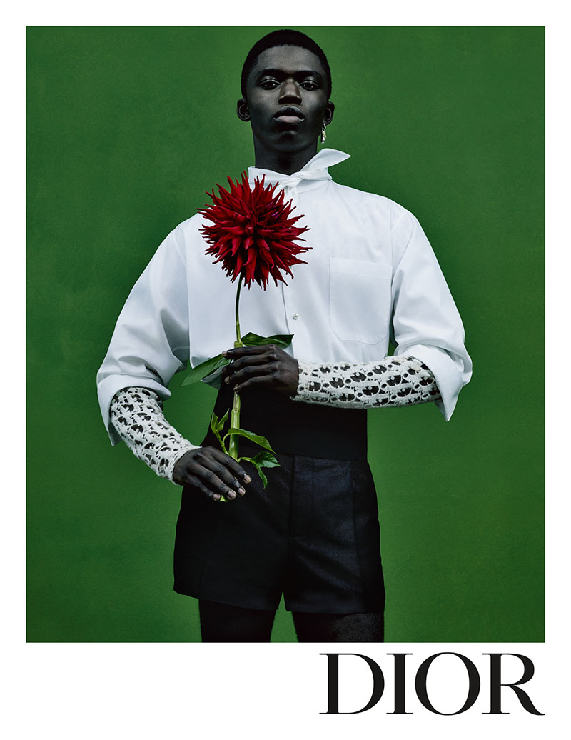 Amoako Boafo en la nueva campaña de Dior Men's Summer 2021