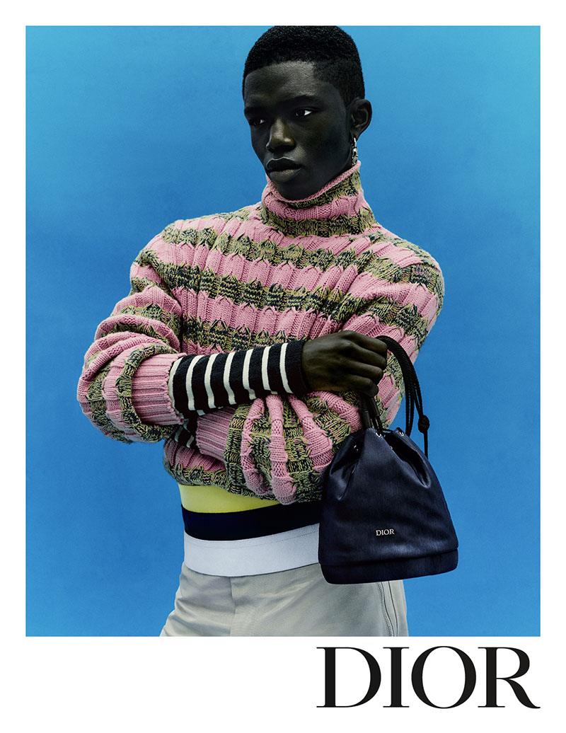 Amoako Boafo en la nueva campaña de Dior Men's Summer 2021