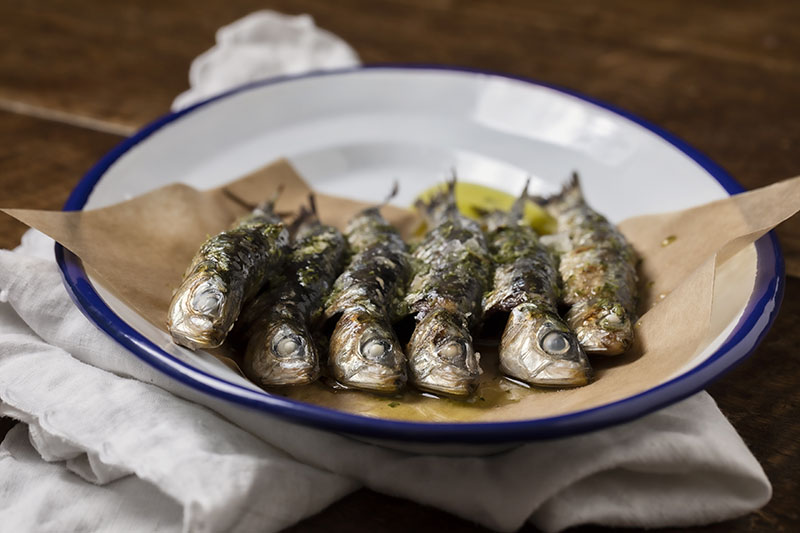 Restaurante Sagrario Tradición: espeto de sardinas