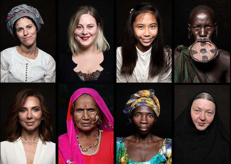 Woman documental: fotos de diversas mujeres de todo el mundo.