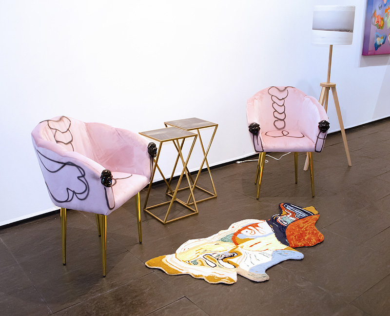 objetos con arte - diseño de muebles creados por Ana Barriga